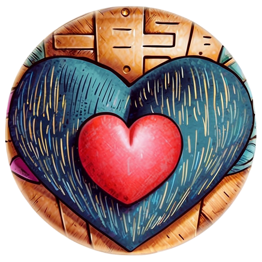Cute Heart Drawing PNG 53 PNG with transparent background