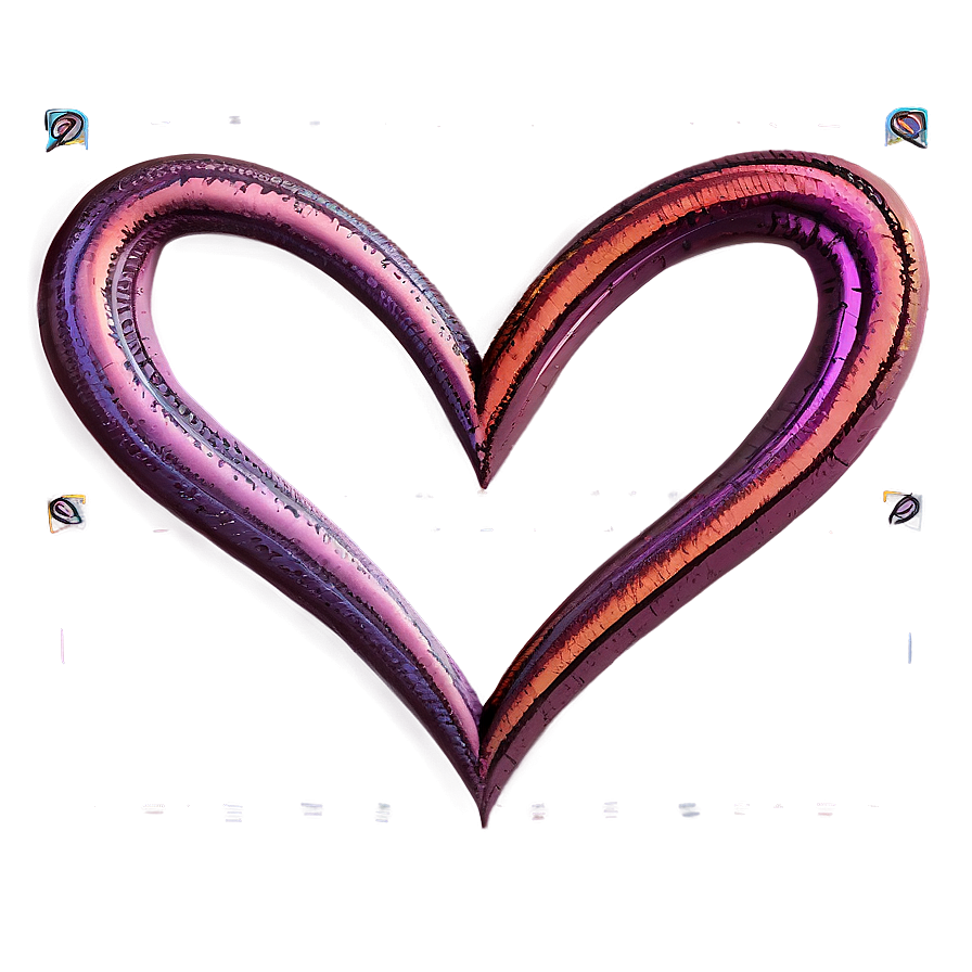 Cute Heart Drawing PNG 72 PNG with transparent background