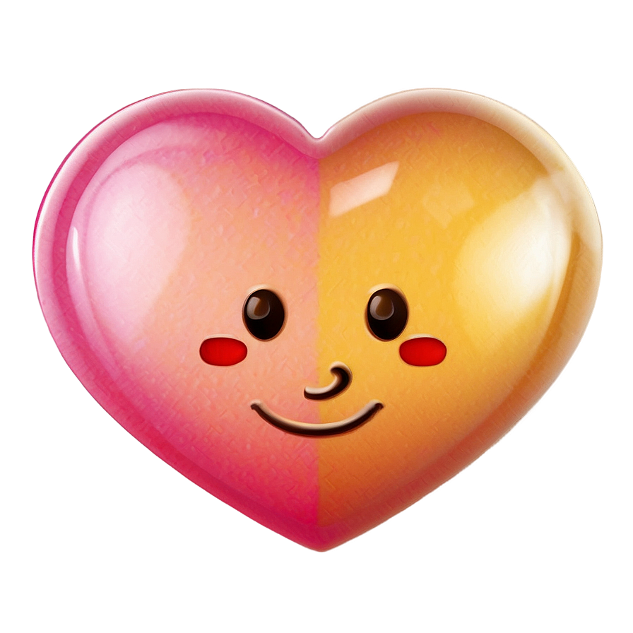 Cute Heart Emoji Png Clipart Odf