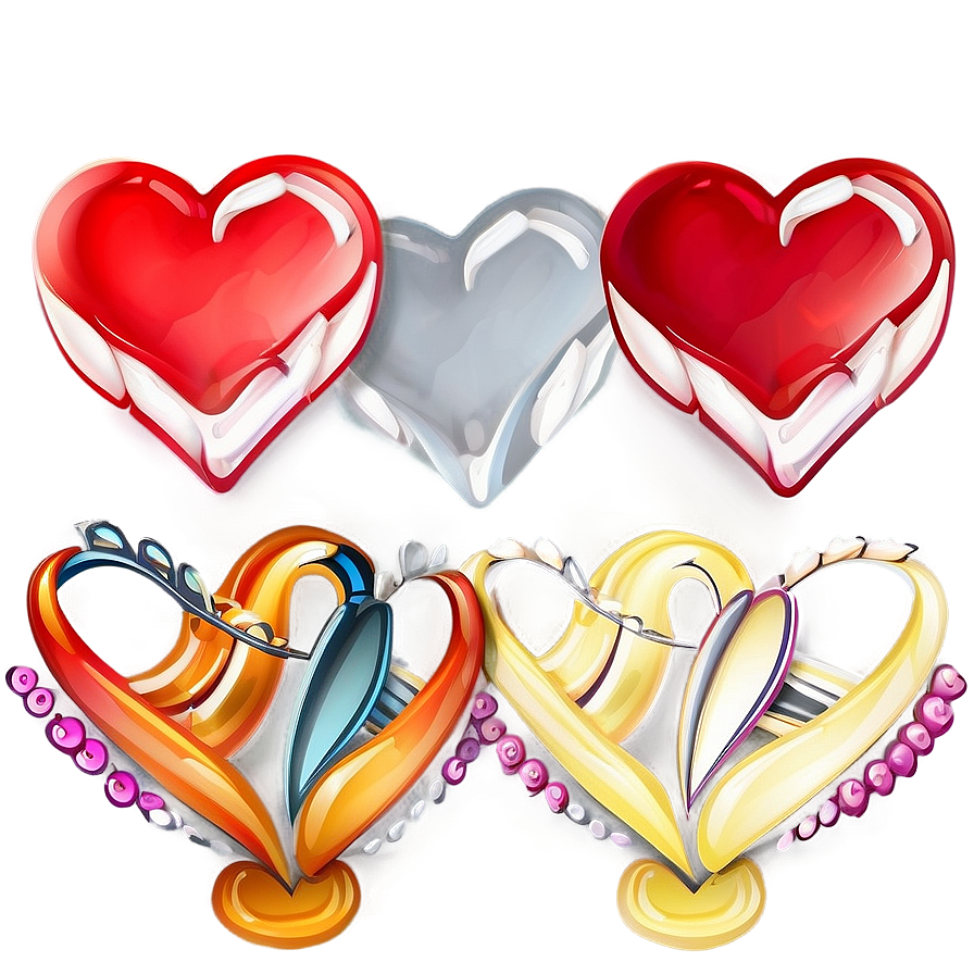 Cute Heart Graphic Png 05232024