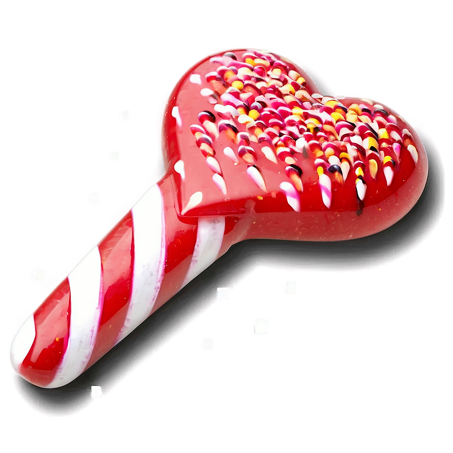 Cute Heart Lollipop Png 06292024