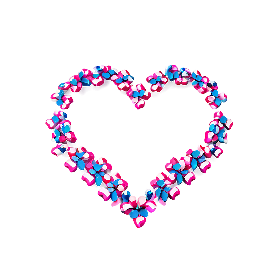 Cute Heart Pattern Png 36