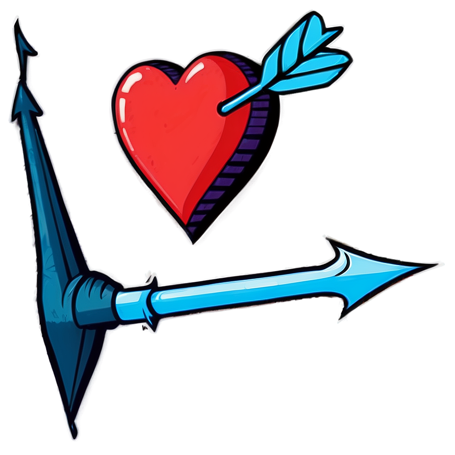 Cute Heart With Arrow Png Qtu27