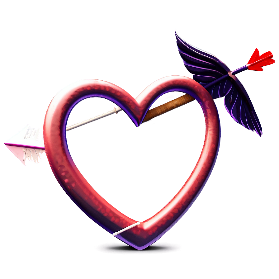 Cute Heart With Arrow Png Xuw2