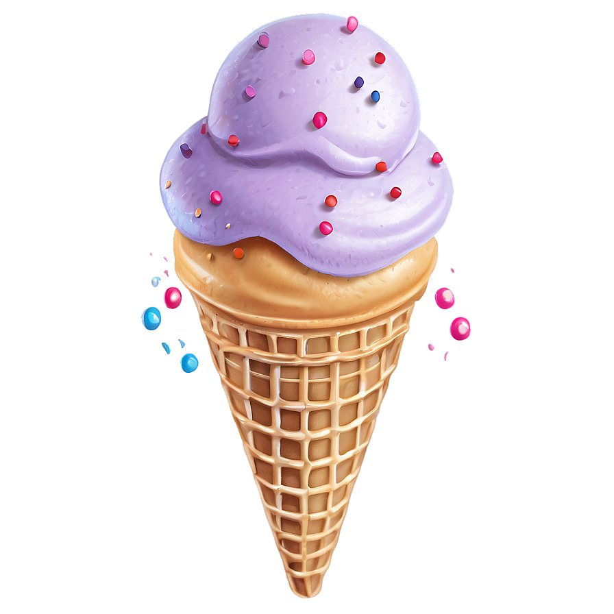 Cute Ice Cream Cone Png 05252024