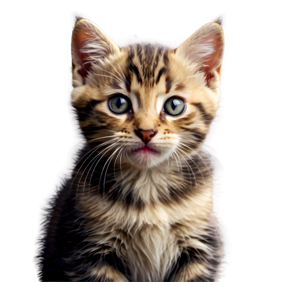 Cute Kitten Clipart Png C