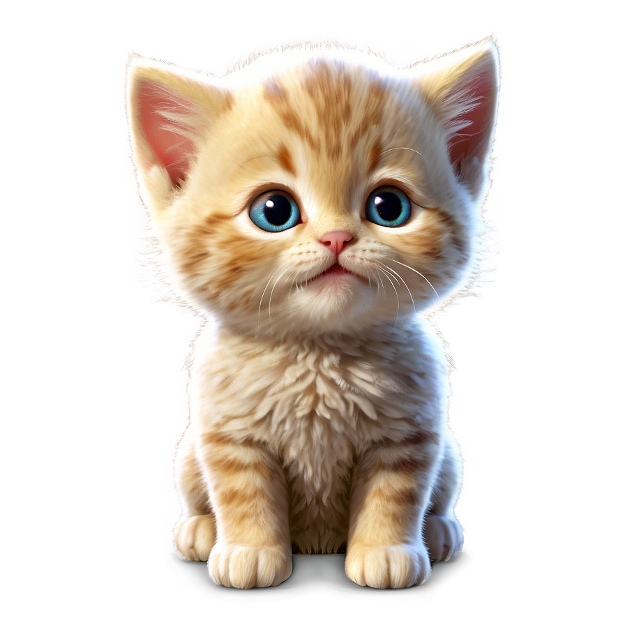 Cute Kitten PNG fok PNG with transparent background