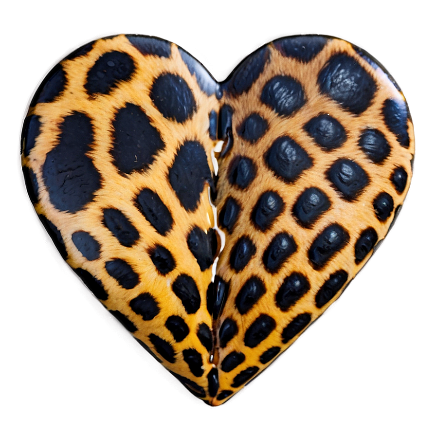 Cute Leopard Heart Picture Png 06282024