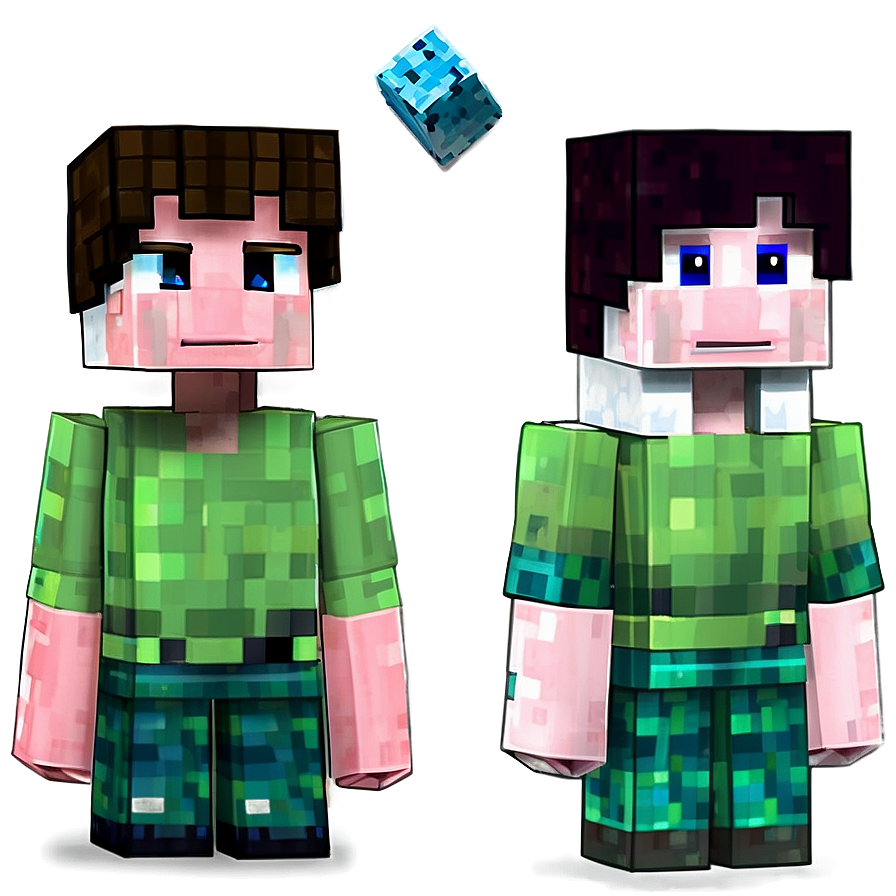 Cute Minecraft Villager Png 06202024