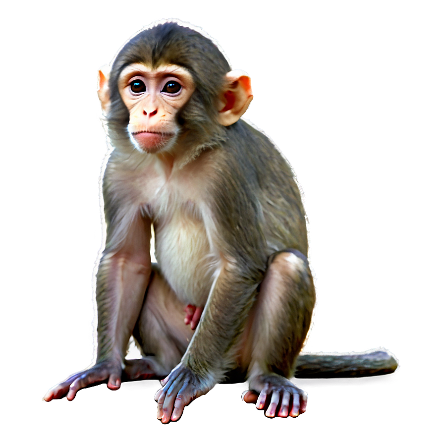 Cute Monkey Png Bab64