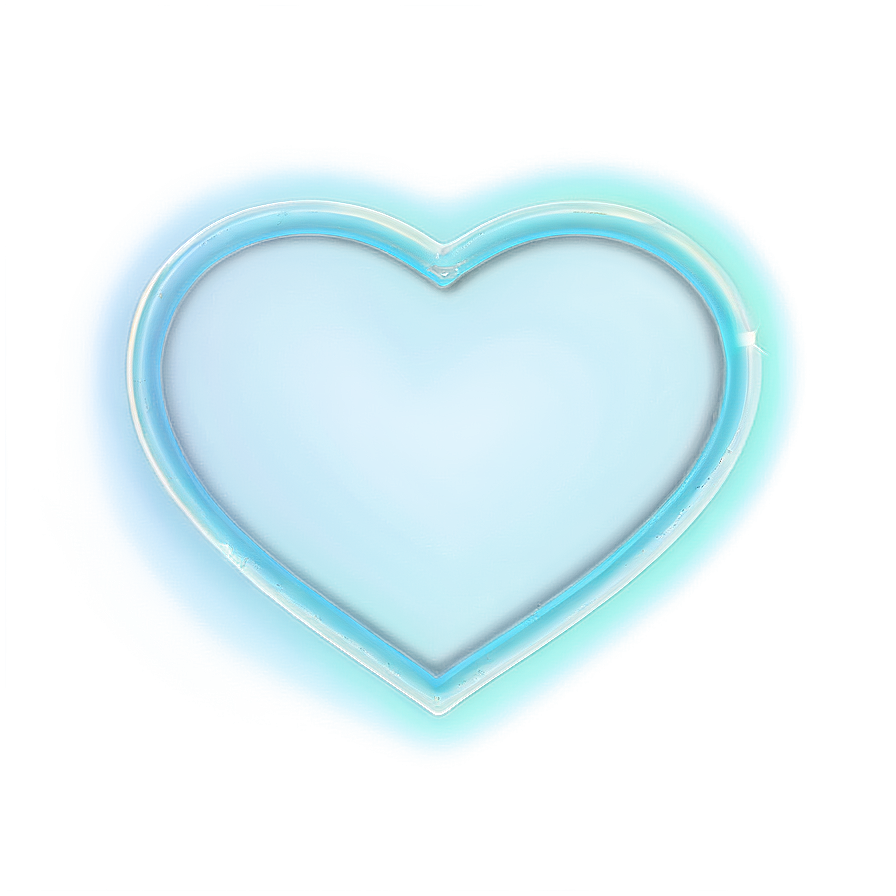 Cute Neon Heart Png Nsu