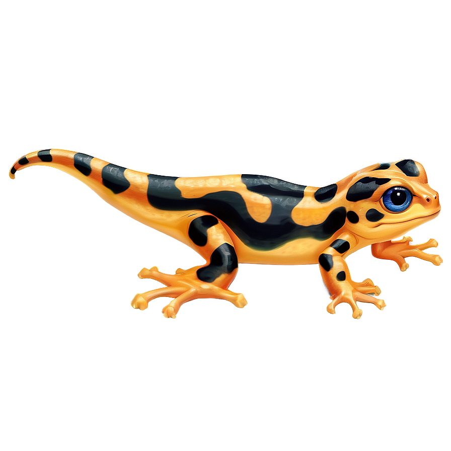 Cute Newt Illustration Png 06242024