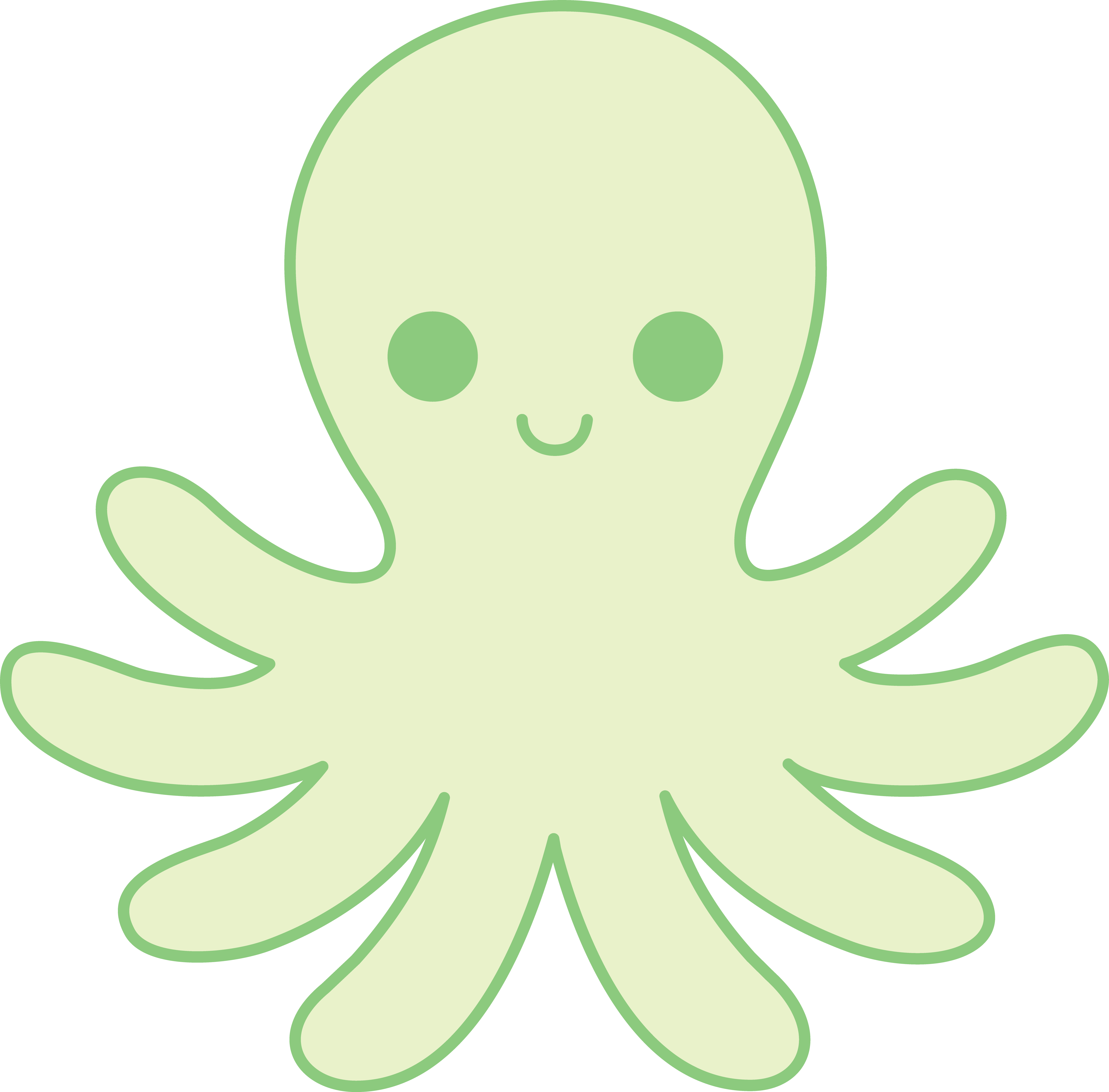 Cute Octopus Cartoon