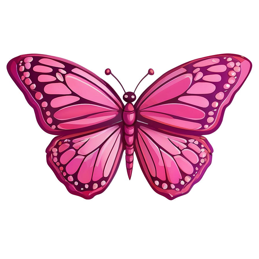 Cute Pink Butterfly Cartoon Png Jgk72