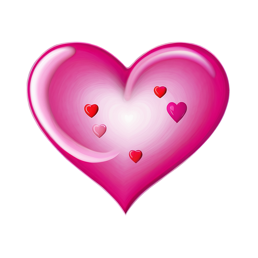 Cute Pink Heart Illustration PNG 67 PNG with transparent background