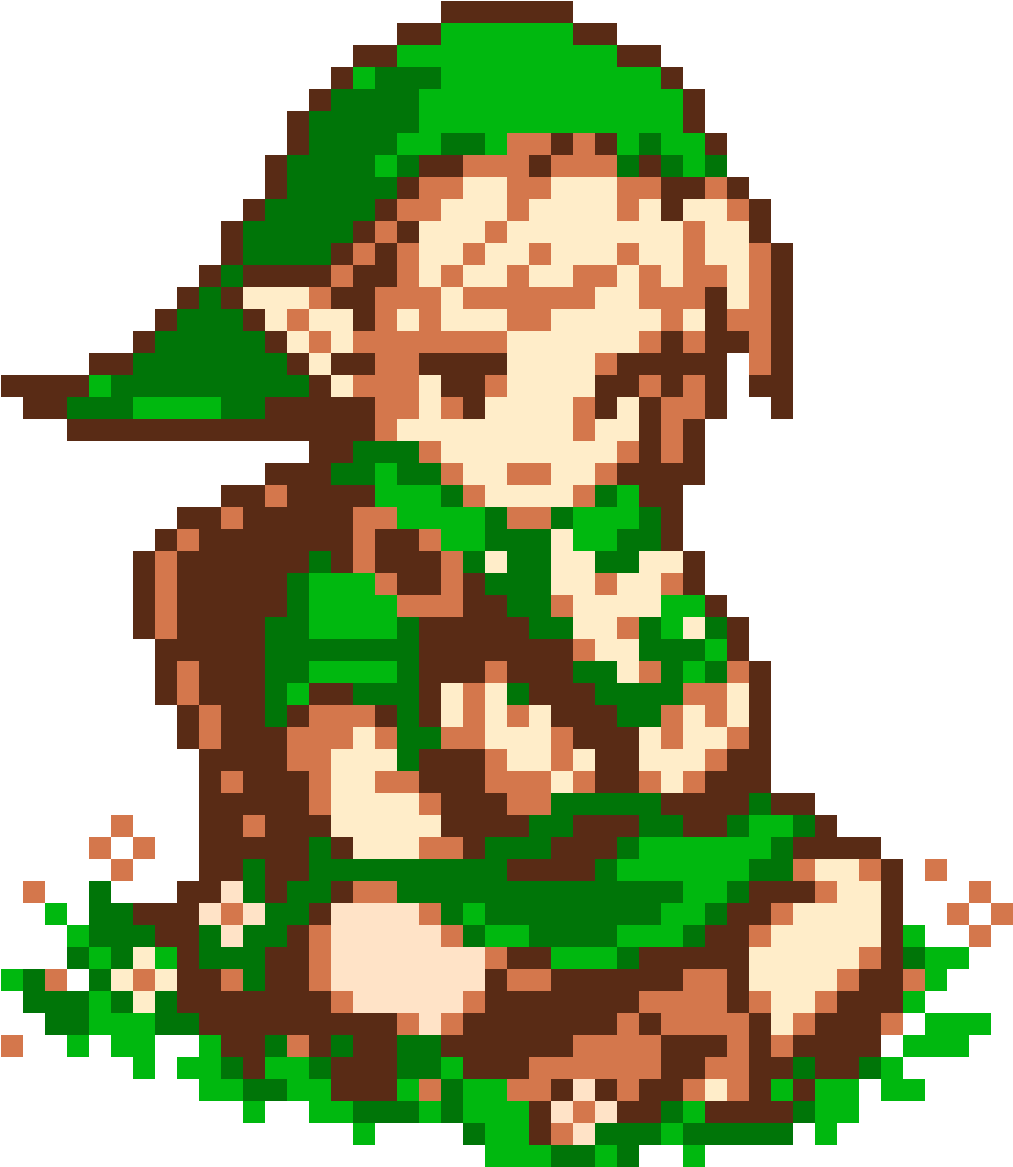 Cute Pixel Art Link, HD Png Download PNG with transparent background
