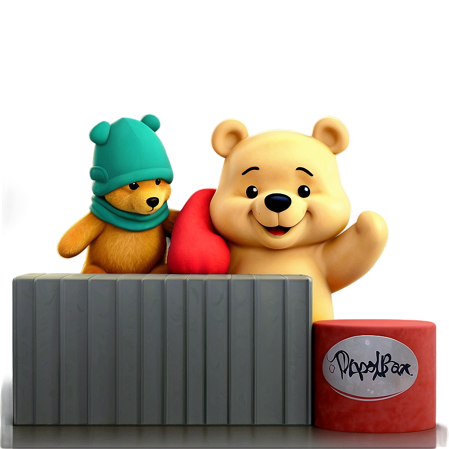 Cute Pooh Bear PNG jct PNG image with a transparent background, free high-resolution download