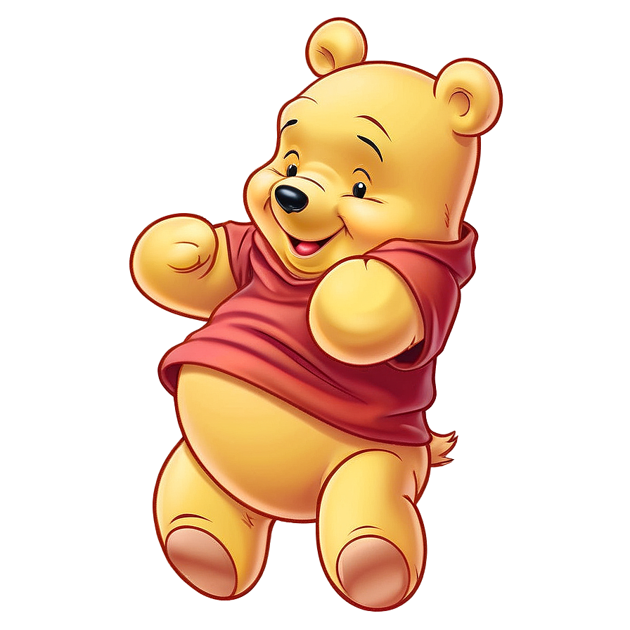 Cute Pooh Bear PNG kdo PNG image with a transparent background, free high-resolution download