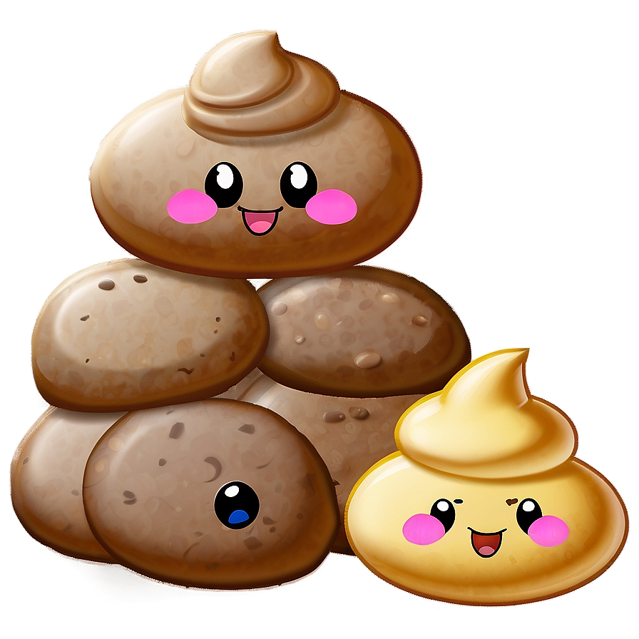 Cute Poop Emoji PNG uhn PNG image with a transparent background, free high-resolution download