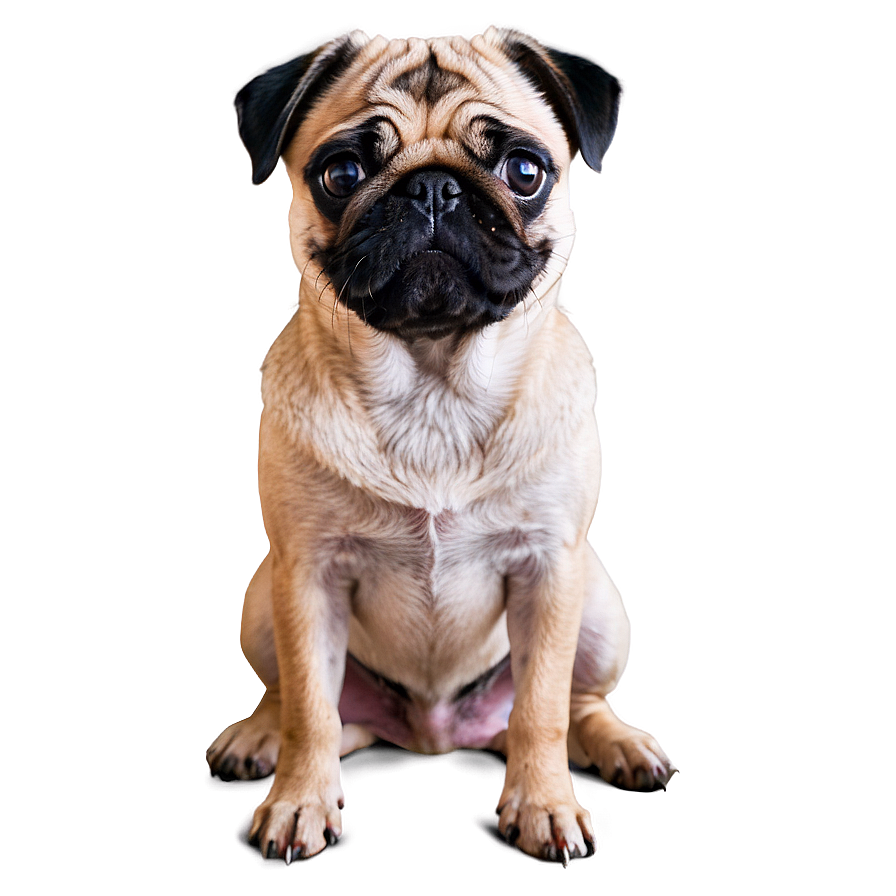 Cute Pug Dog Png 8