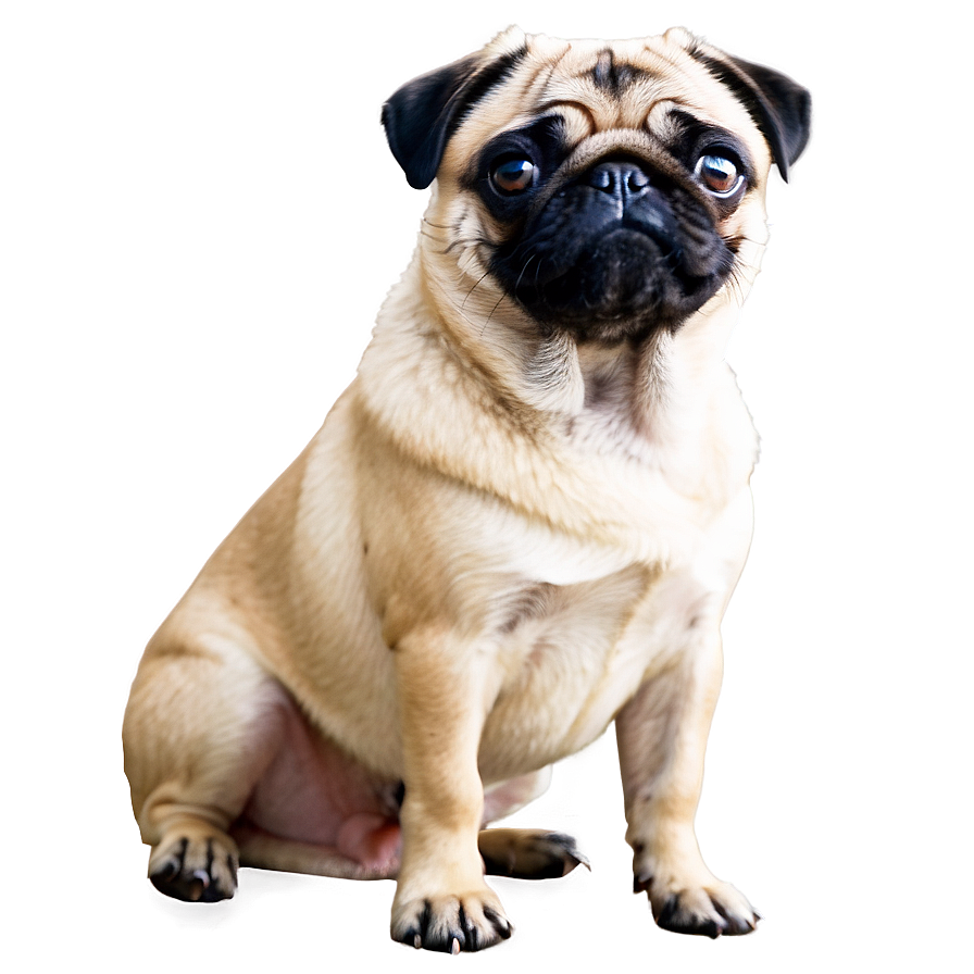 Cute Pug Dog PNG iwy41 PNG with transparent background