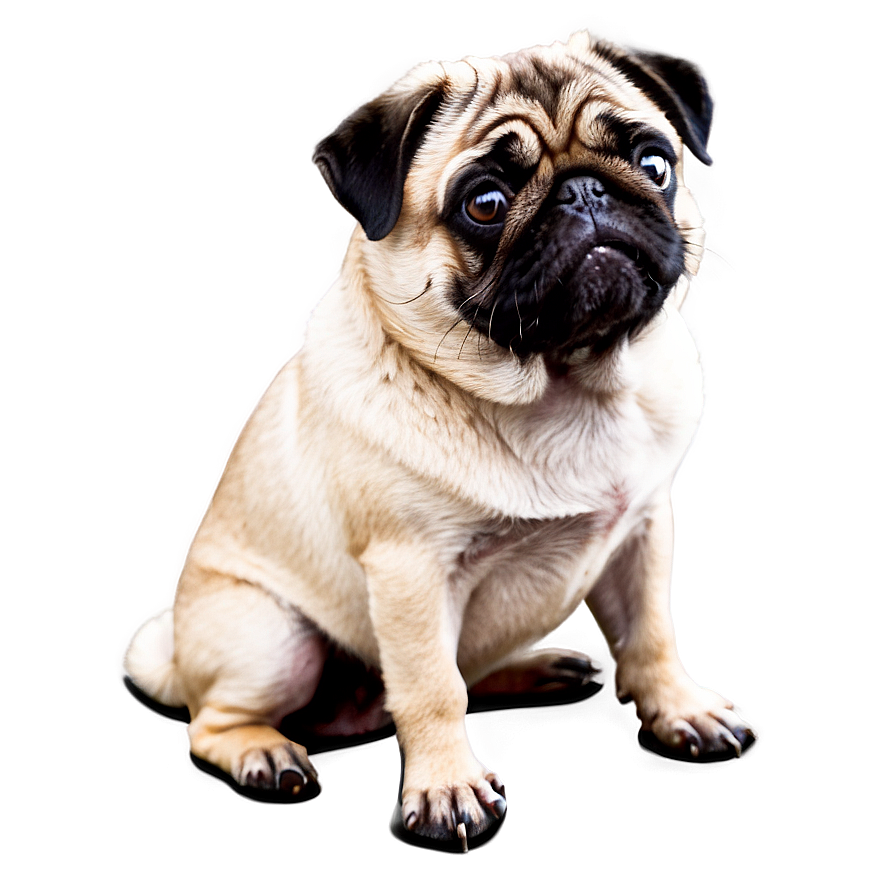 Cute Pug Dog PNG rkl PNG with transparent background