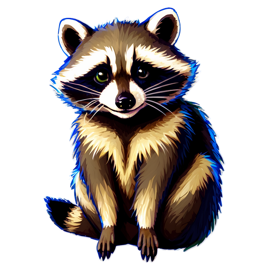 Cute Raccoon PNG 58 PNG with transparent background