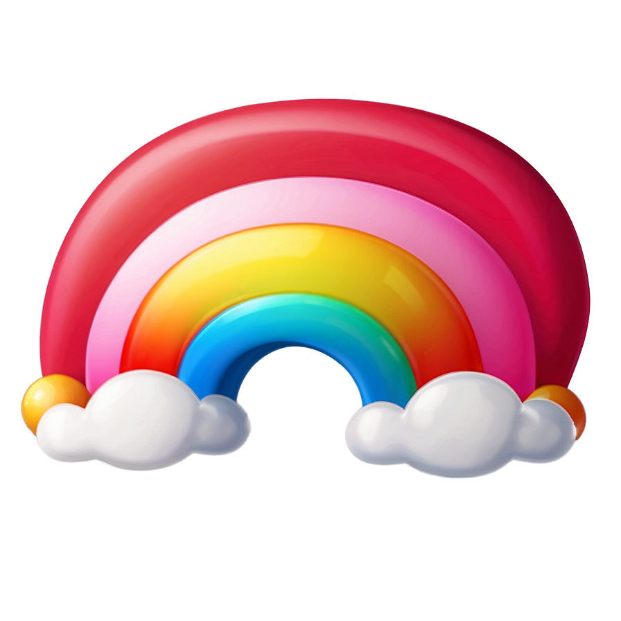 Cute Rainbow Emoji Png Hvy