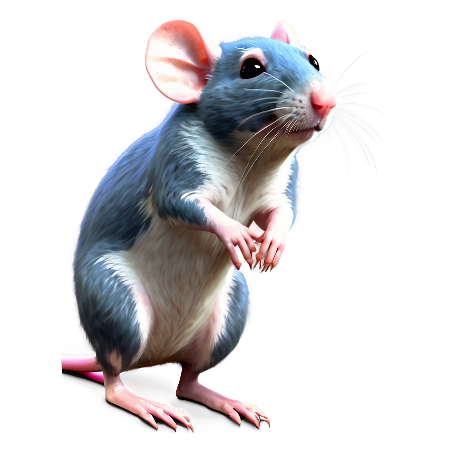 Cute Rat Character PNG dxt PNG with transparent background