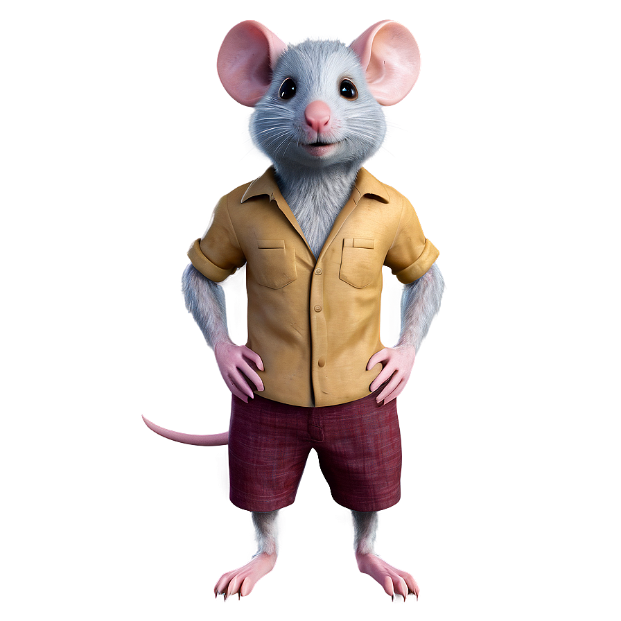 Cute Rat Mascot Png 61