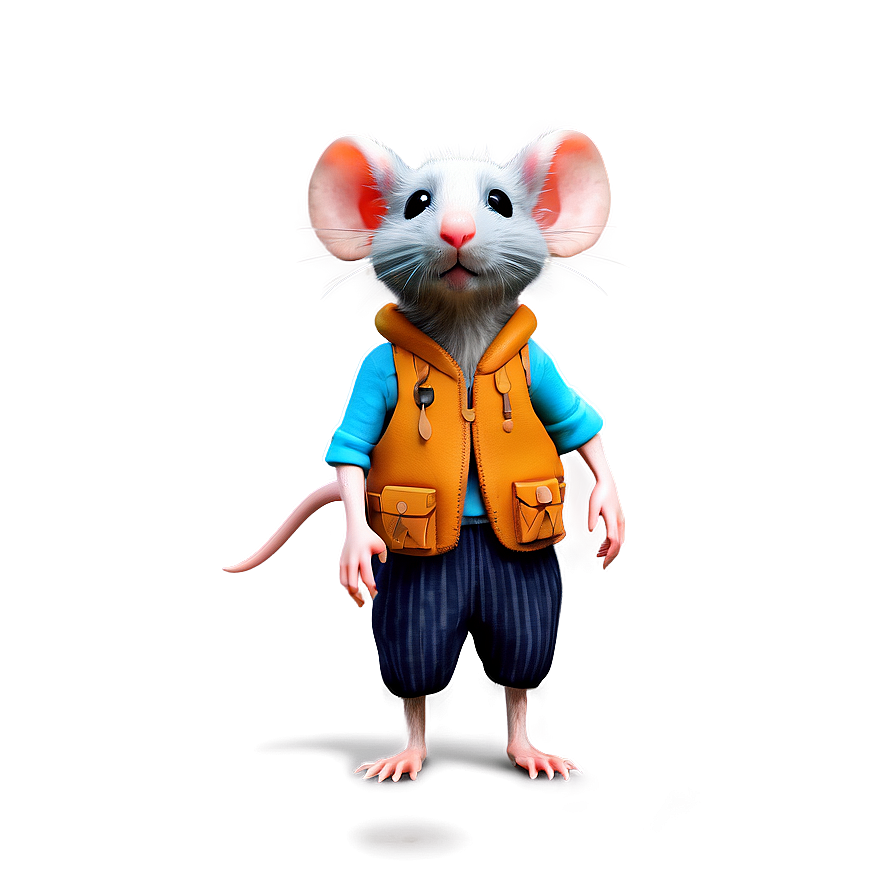 Cute Rat On Adventure Png 06252024