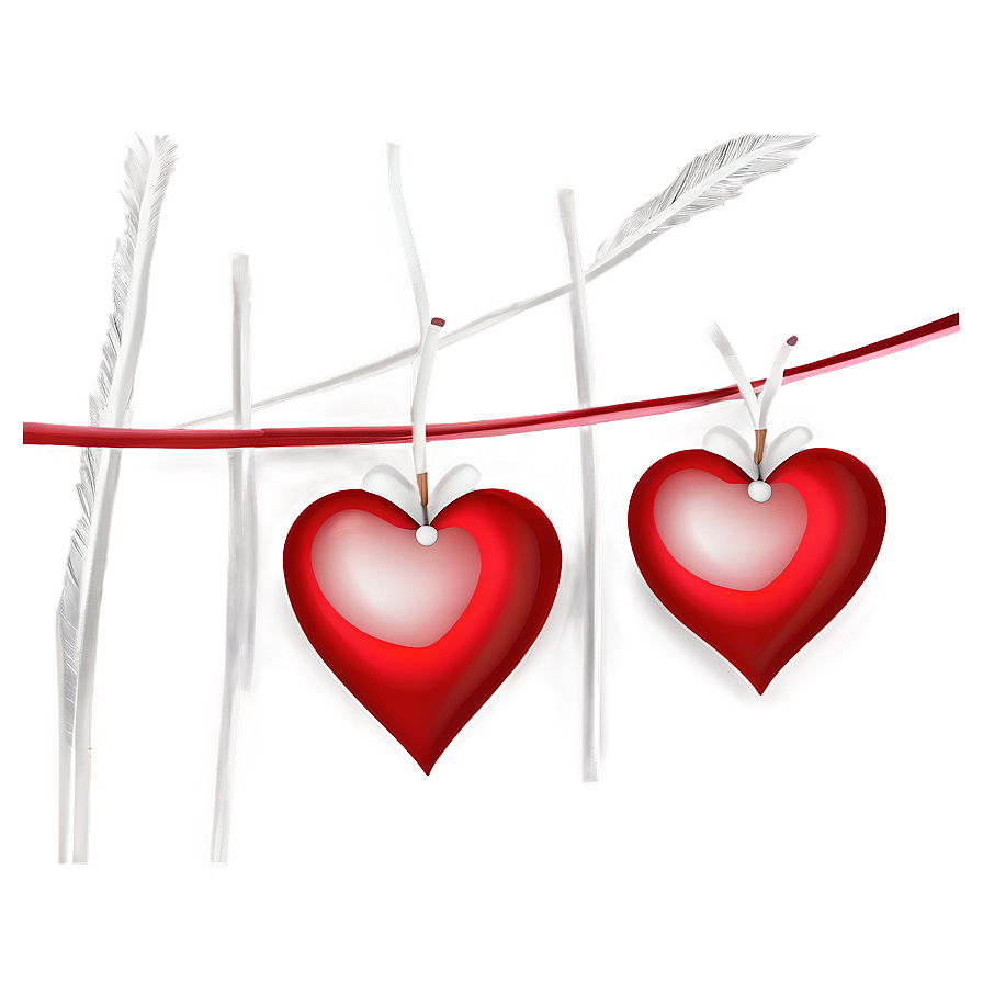 Cute Red Hearts Art Png Com