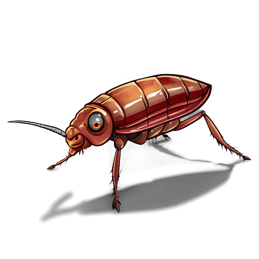 Cute Roach Cartoon PNG 05242024 PNG image with a transparent background, free high-resolution download