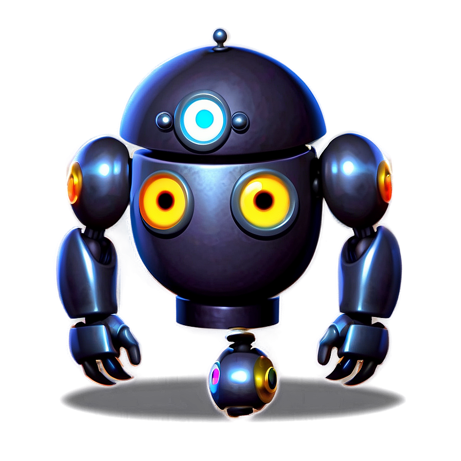 Cute Robot Mascot Png 05212024