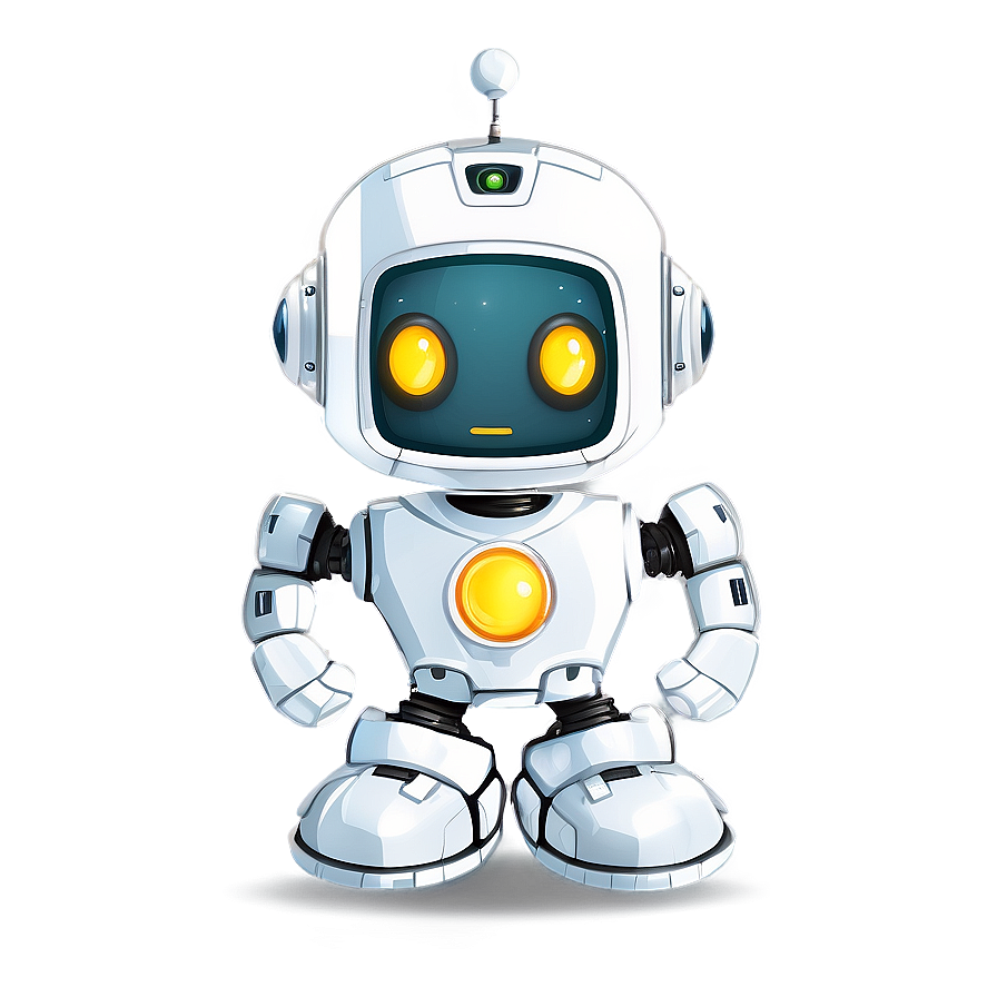 Cute Robot Mascot Png Asc