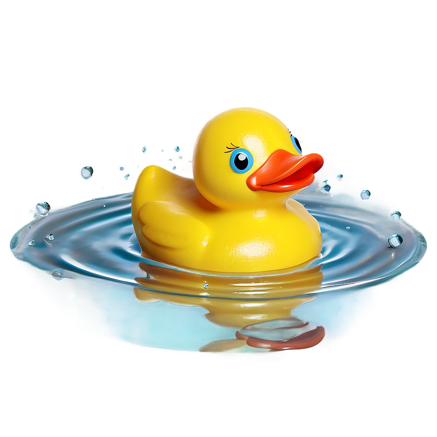 Cute Rubber Duck Bath Toy Png Ixv63