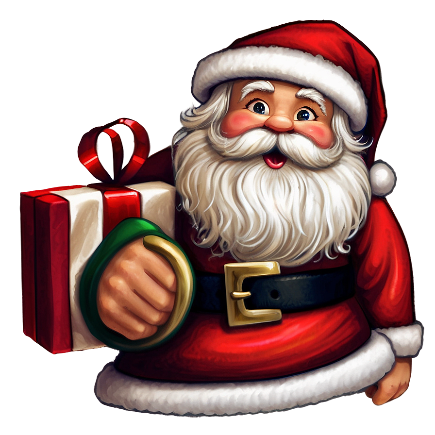 Cute Santa Claus Png Oox