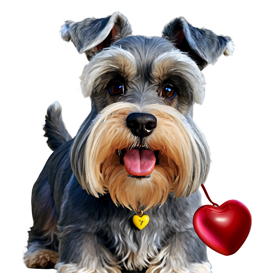 Cute Schnauzer Cartoon Png 34