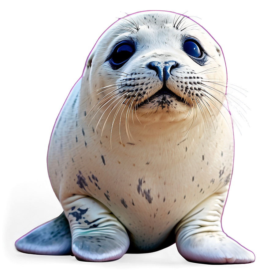 Cute Seal Illustration PNG 05242024 PNG image with a transparent background, free high-resolution download