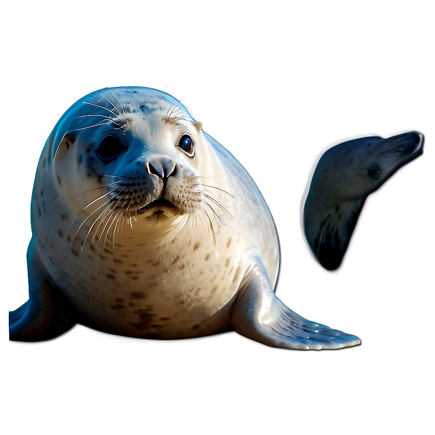 Cute Seal Illustration PNG xhh9 PNG with transparent background