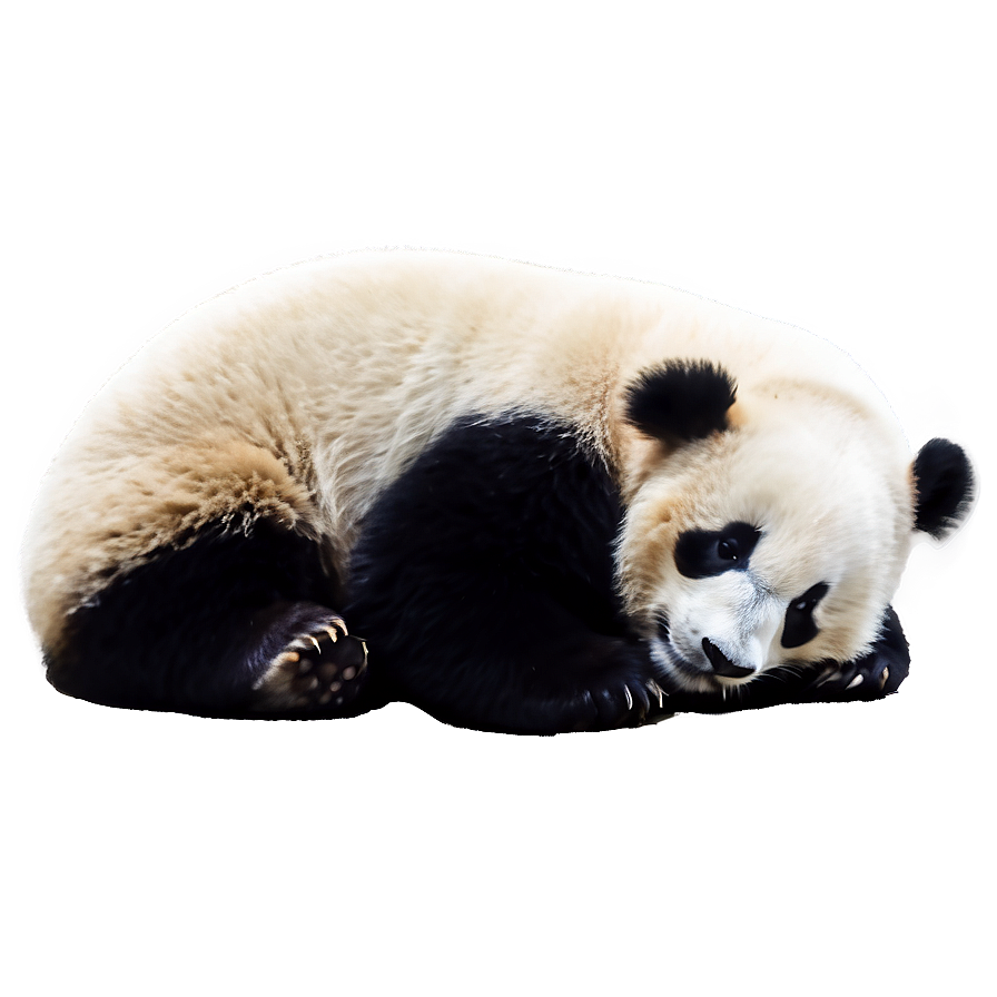 Cute Sleeping Panda PNG 05232024 PNG with transparent background