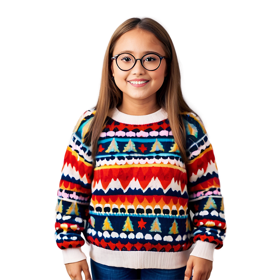 Cute Sweater Pattern Png 35