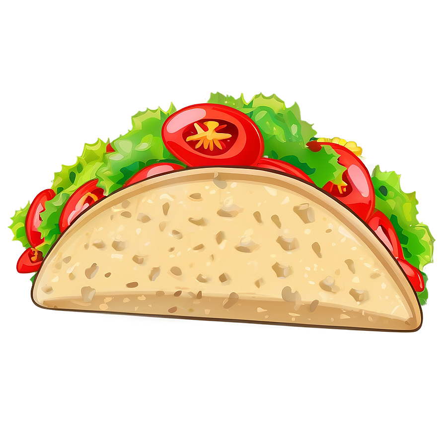 Cute Taco Clipart Png 06262024