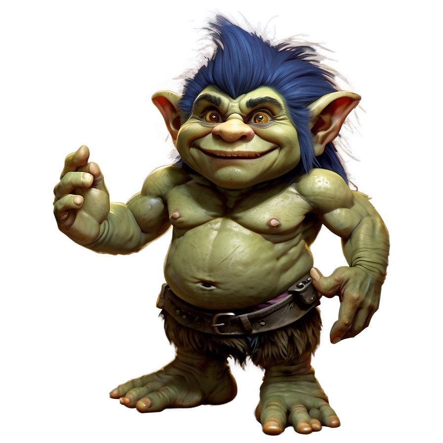 Cute Troll Figure PNG 05232024 PNG with transparent background