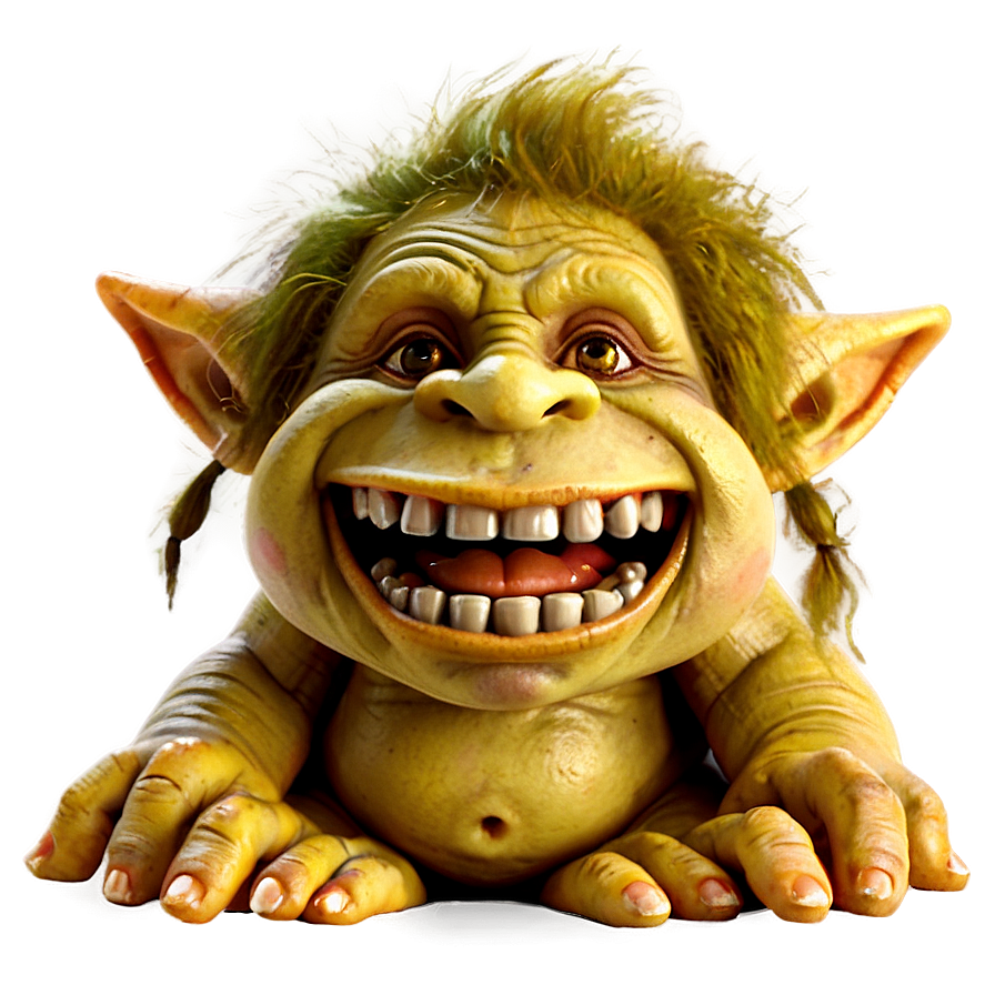 Cute Troll Figure PNG fas PNG with transparent background