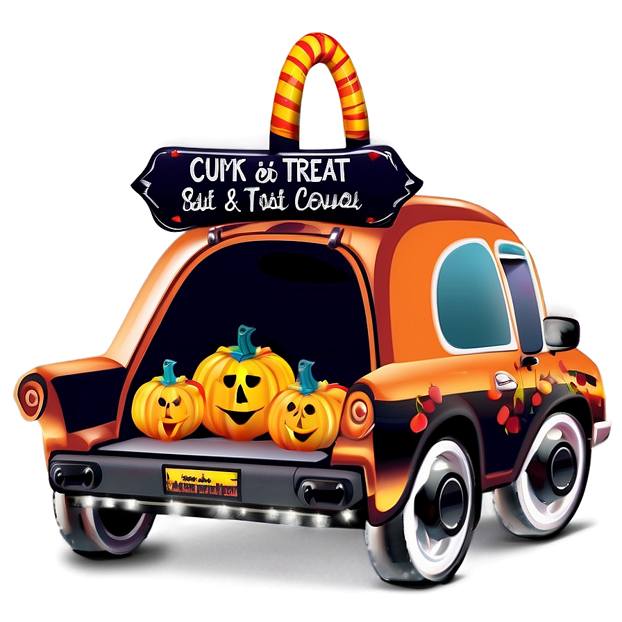 Cute Trunk Or Treat Png Xyb