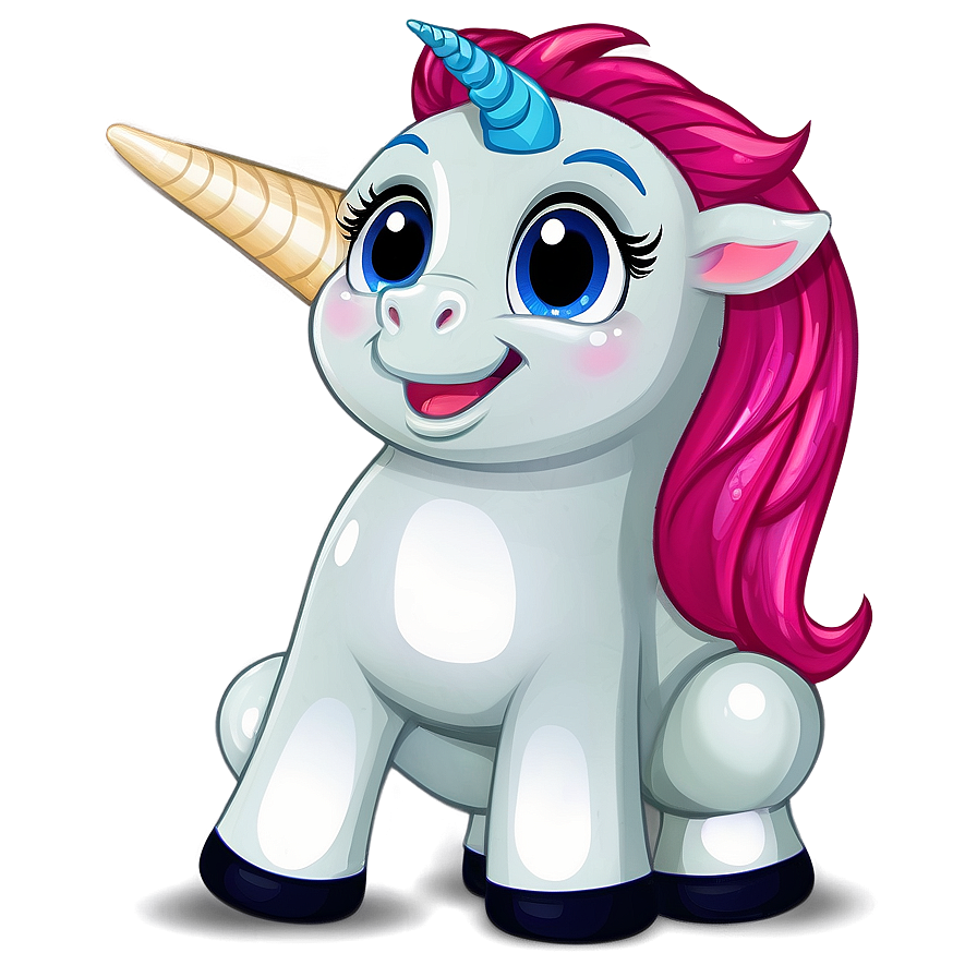 Cute Unicorn Cartoon PNG cnt PNG with transparent background