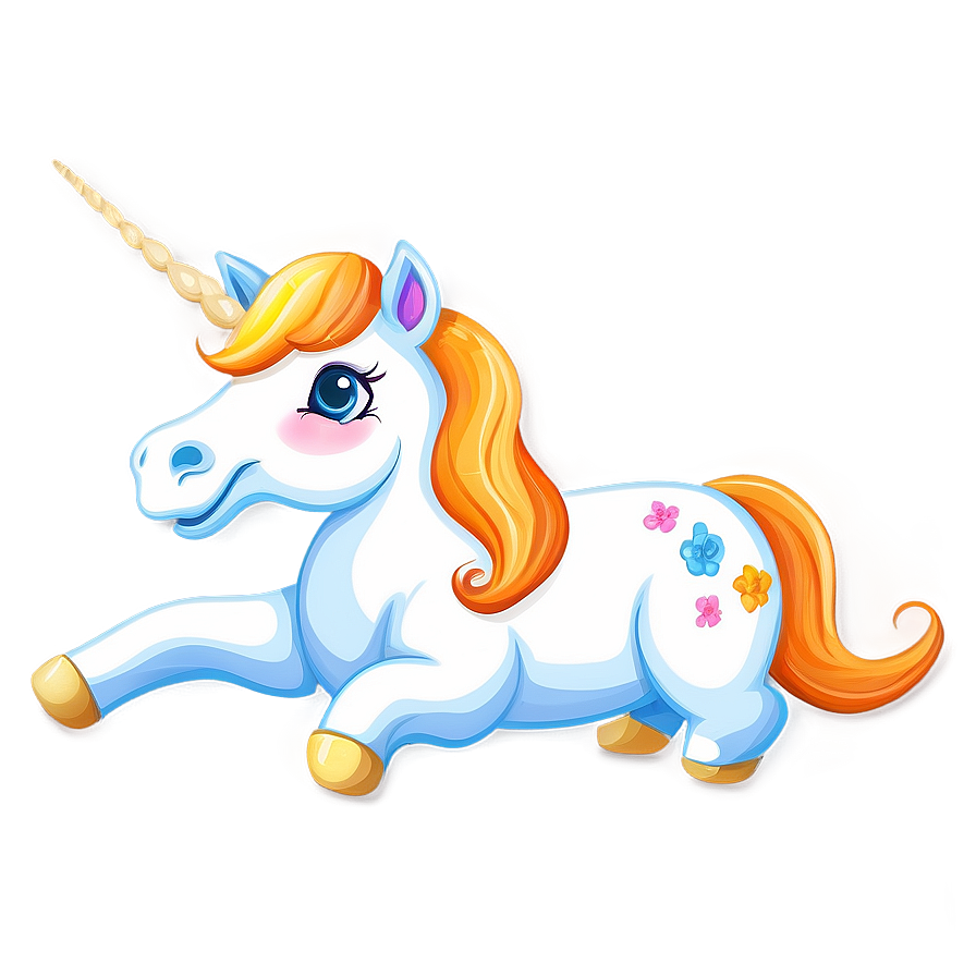 Cute Unicorn Clipart Png 39