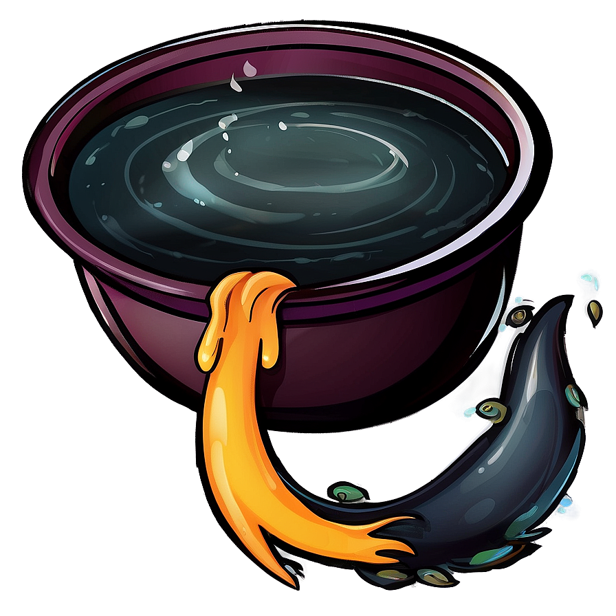 Cute Witch Cauldron Png Lbi16