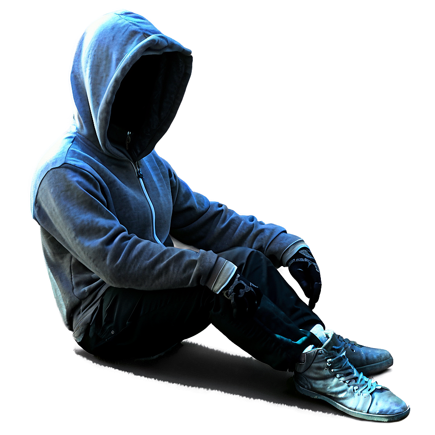 Cyber Hacker Silhouette PNG 06112024 PNG with transparent background